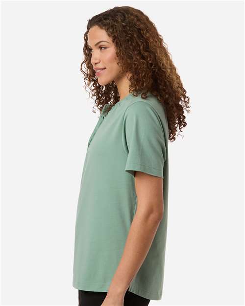 DG102W - Women's Seaton Pebble Textured Polo - Devon & Jones - Image 2