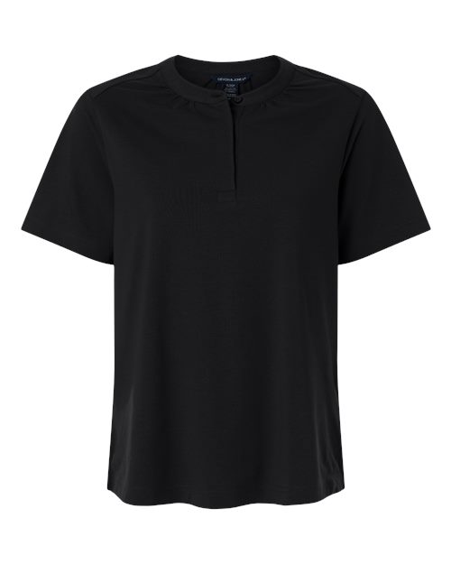 DG102W - Women's Seaton Pebble Textured Polo - Devon & Jones - Image 10
