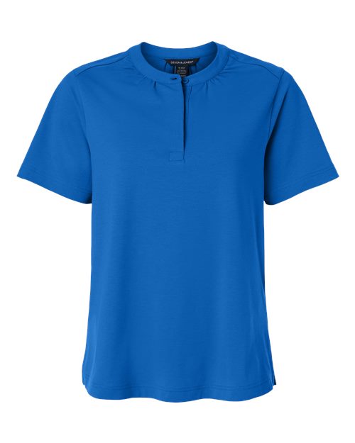 DG102W - Women's Seaton Pebble Textured Polo - Devon & Jones - Image 16