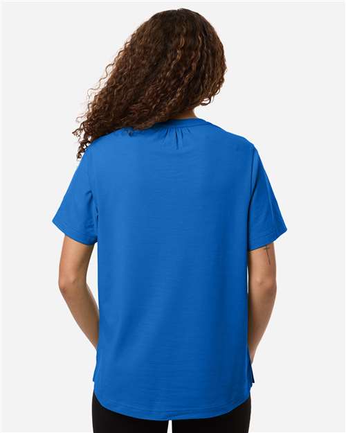 DG102W - Women's Seaton Pebble Textured Polo - Devon & Jones - Image 15