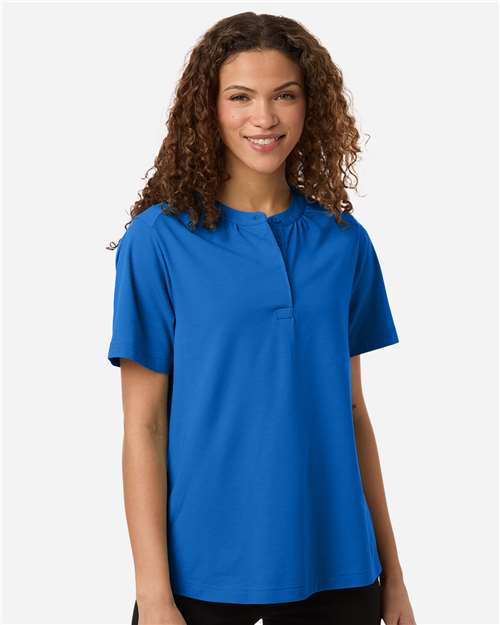 DG102W - Women's Seaton Pebble Textured Polo - Devon & Jones - Image 13