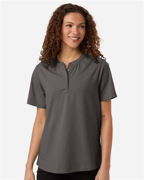 DG102W - Women's Seaton Pebble Textured Polo - Devon & Jones - Image 19