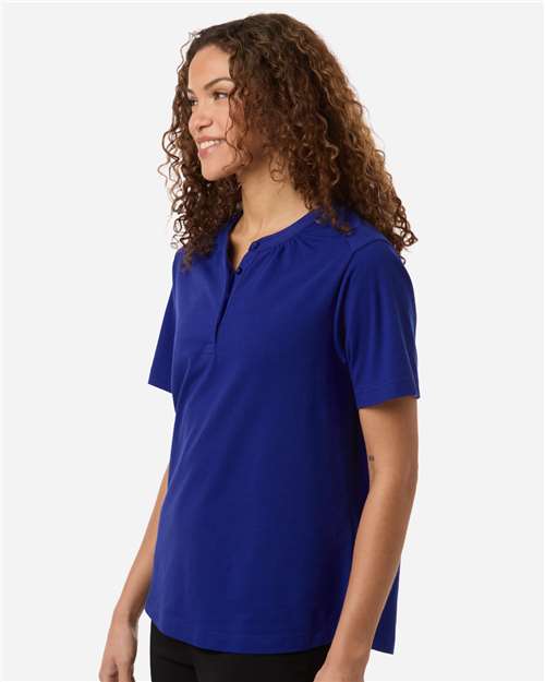 DG102W - Women's Seaton Pebble Textured Polo - Devon & Jones - Image 26