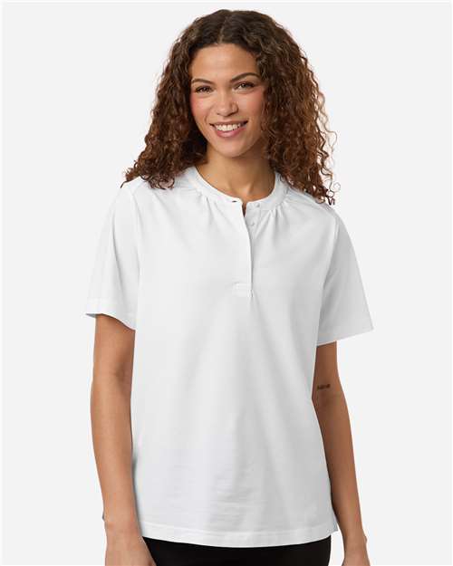 DG102W - Women's Seaton Pebble Textured Polo - Devon & Jones - Image 31