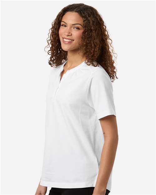 DG102W - Women's Seaton Pebble Textured Polo - Devon & Jones - Image 32