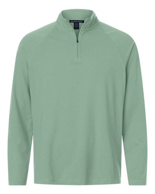 DG402 - Men's Seaton Pebble Textured Quarter-Zip Pullover - Devon & Jones - Image 4