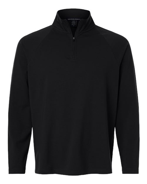 DG402 - Men's Seaton Pebble Textured Quarter-Zip Pullover - Devon & Jones - Image 10