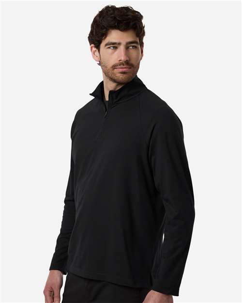DG402 - Men's Seaton Pebble Textured Quarter-Zip Pullover - Devon & Jones - Image 8