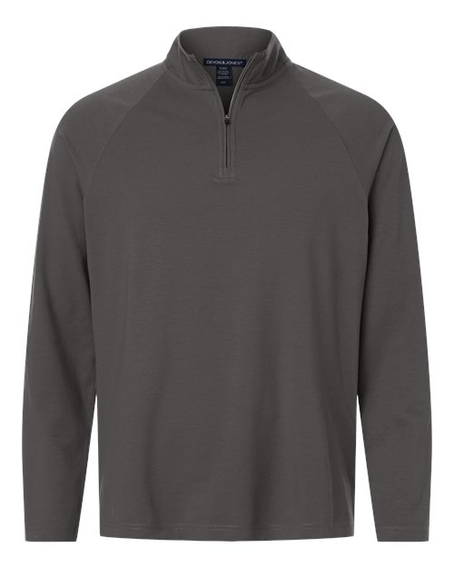 DG402 - Men's Seaton Pebble Textured Quarter-Zip Pullover - Devon & Jones - Image 22