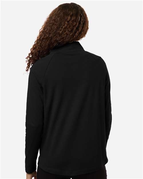 DG402W - Women's Seaton Pebble Textured Quarter-Zip Pullover - Devon & Jones - Image 9