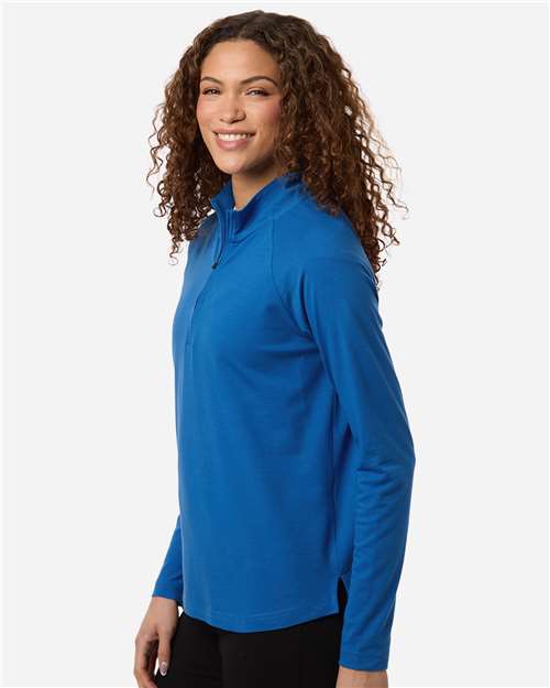 DG402W - Women's Seaton Pebble Textured Quarter-Zip Pullover - Devon & Jones - Image 14