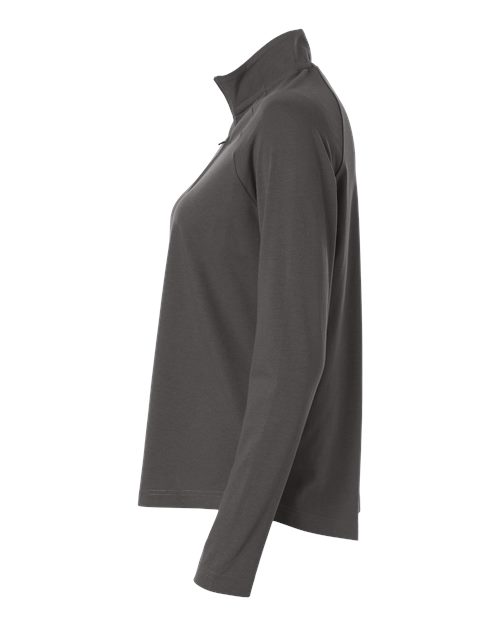 DG402W - Women's Seaton Pebble Textured Quarter-Zip Pullover - Devon & Jones - Image 24