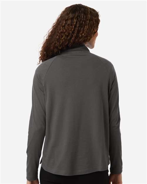DG402W - Women's Seaton Pebble Textured Quarter-Zip Pullover - Devon & Jones - Image 21