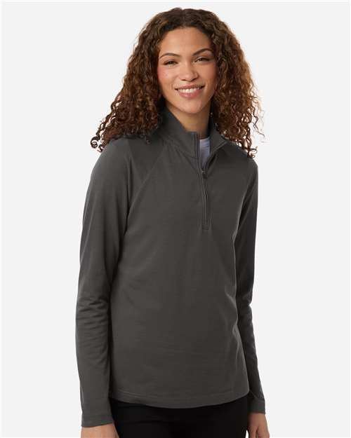 DG402W - Women's Seaton Pebble Textured Quarter-Zip Pullover - Devon & Jones - Image 19