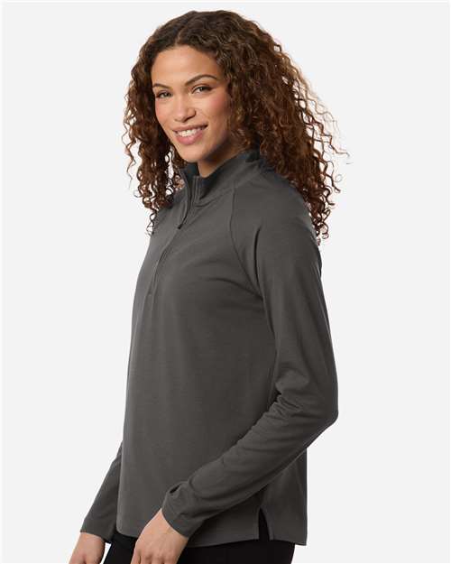 DG402W - Women's Seaton Pebble Textured Quarter-Zip Pullover - Devon & Jones - Image 20