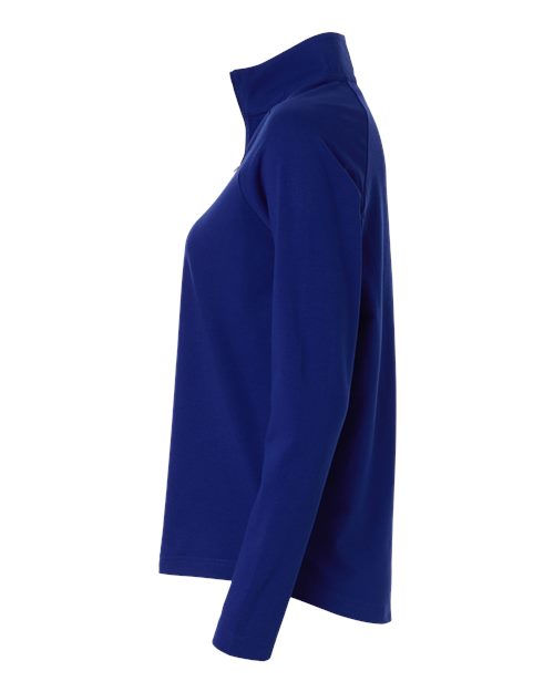 DG402W - Women's Seaton Pebble Textured Quarter-Zip Pullover - Devon & Jones - Image 30