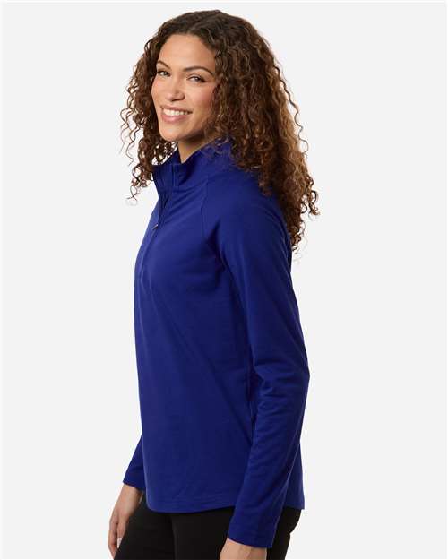 DG402W - Women's Seaton Pebble Textured Quarter-Zip Pullover - Devon & Jones - Image 26