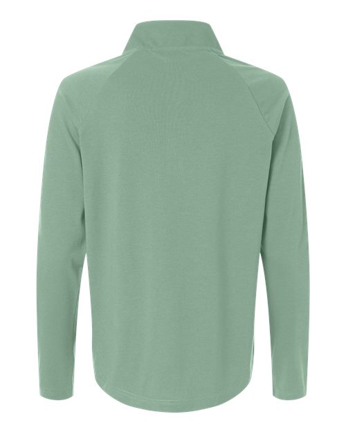 DG402W - Women's Seaton Pebble Textured Quarter-Zip Pullover - Devon & Jones - Image 5