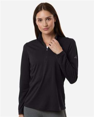 A400 - Women's Lightweight Quarter-Zip Pullover - Adidas
