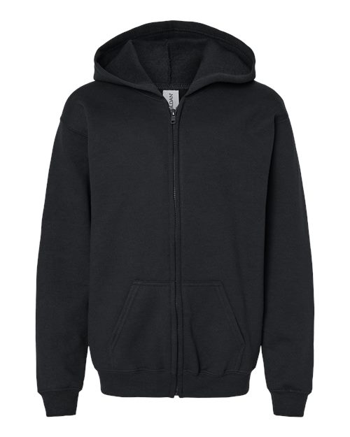 18600B - Youth Heavy Blend™ Full-Zip Hooded Sweatshirt - Gildan - Image 4