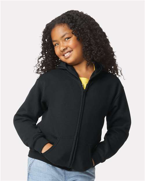 18600B - Youth Heavy Blend™ Full-Zip Hooded Sweatshirt - Gildan