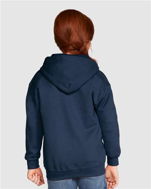 18600B - Youth Heavy Blend™ Full-Zip Hooded Sweatshirt - Gildan - Image 9