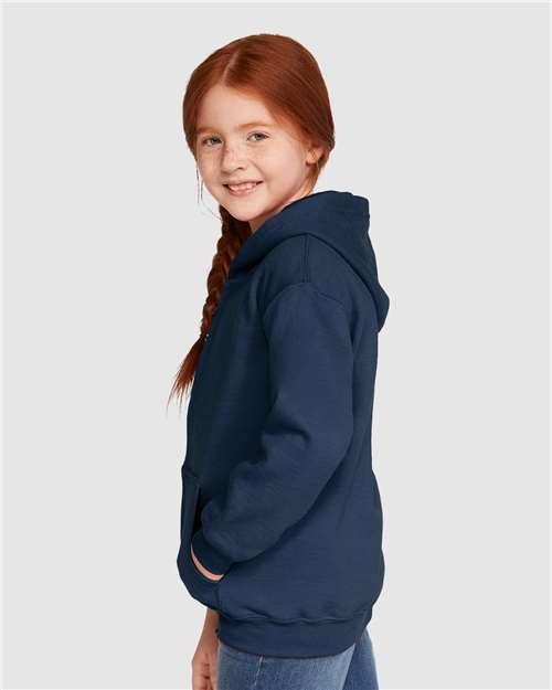 18600B - Youth Heavy Blend™ Full-Zip Hooded Sweatshirt - Gildan - Image 8