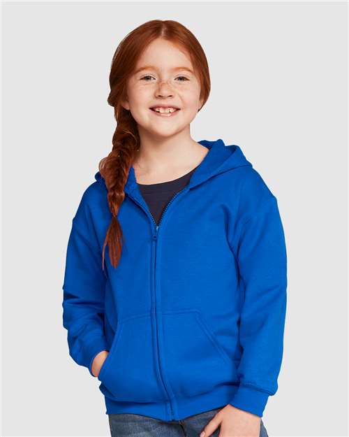 18600B - Youth Heavy Blend™ Full-Zip Hooded Sweatshirt - Gildan - Image 19