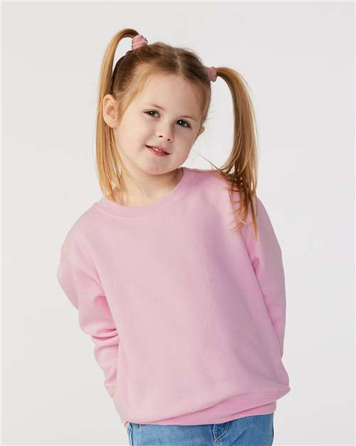 3317 - Toddler Fleece Crewneck Sweatshirt - Rabbit Skins - Image 52
