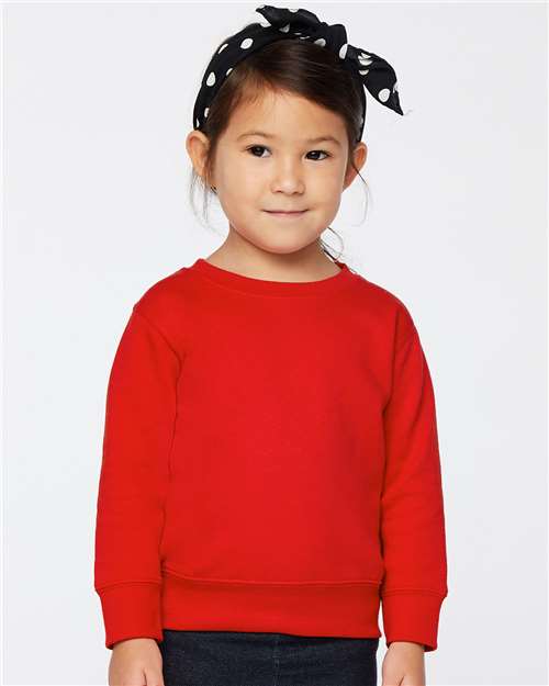 3317 - Toddler Fleece Crewneck Sweatshirt - Rabbit Skins - Image 58