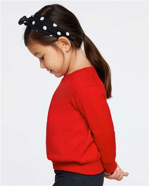 3317 - Toddler Fleece Crewneck Sweatshirt - Rabbit Skins - Image 59