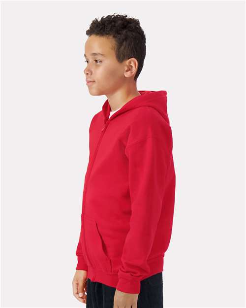 18600B - Youth Heavy Blend™ Full-Zip Hooded Sweatshirt - Gildan - Image 14