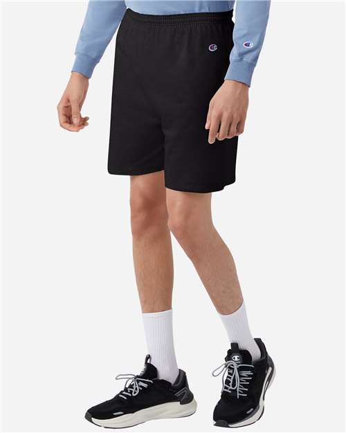 8187 - Unisex Cotton Gym Shorts - Champion - Image 2