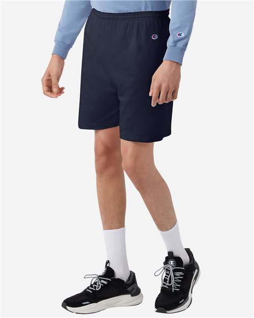 8187 - Unisex Cotton Gym Shorts - Champion - Image 8