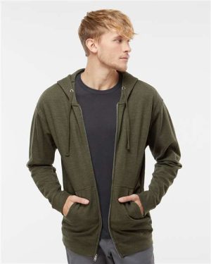 SS4500Z - Unisex Midweight Full-Zip Hooded Sweatshirt - Independent Trading Co.