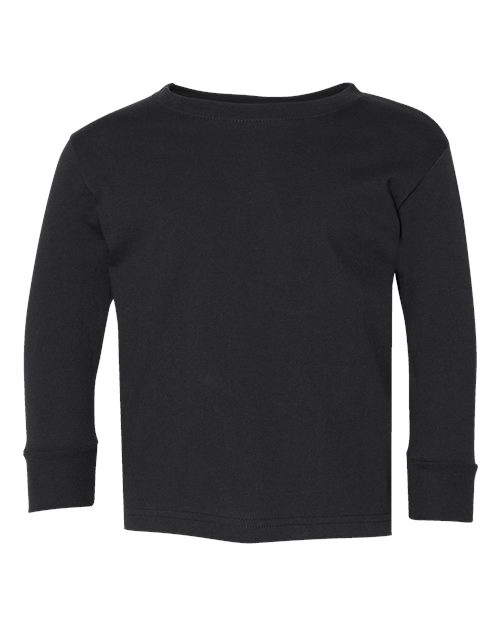 3302 - Toddler Fine Jersey Long Sleeve Tee - Rabbit Skins - Image 4