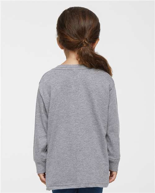 3302 - Toddler Fine Jersey Long Sleeve Tee - Rabbit Skins - Image 9