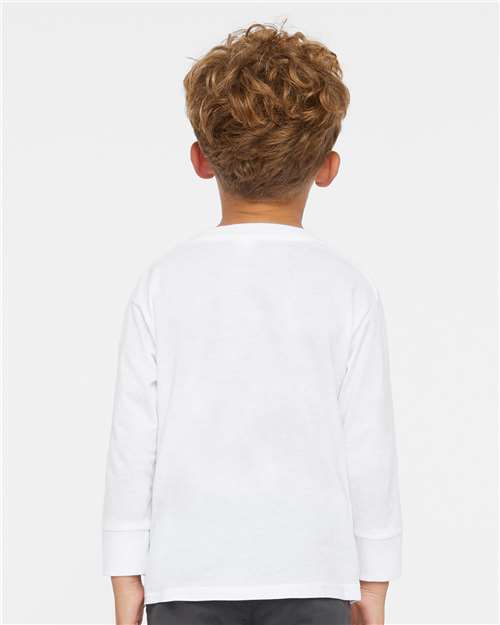 3302 - Toddler Fine Jersey Long Sleeve Tee - Rabbit Skins - Image 21