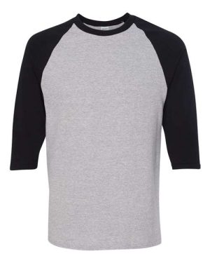 5700 - Unisex Heavy Cotton Raglan Three-Quarter Sleeve T-Shirt - Gildan