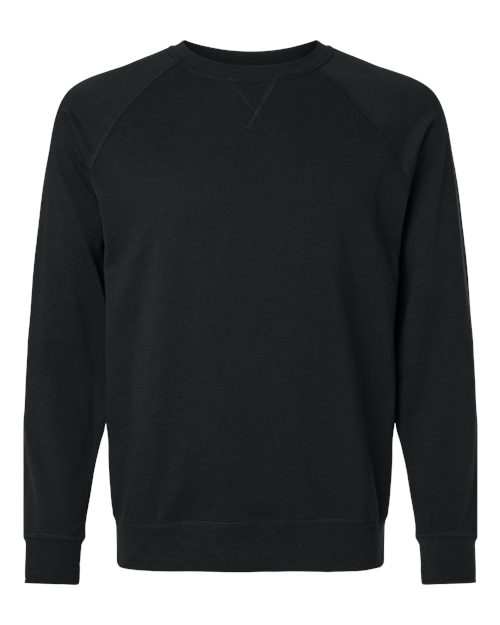 9000 - Unisex Laguna Raglan Crewneck Sweatshirt - Next Level - Image 3