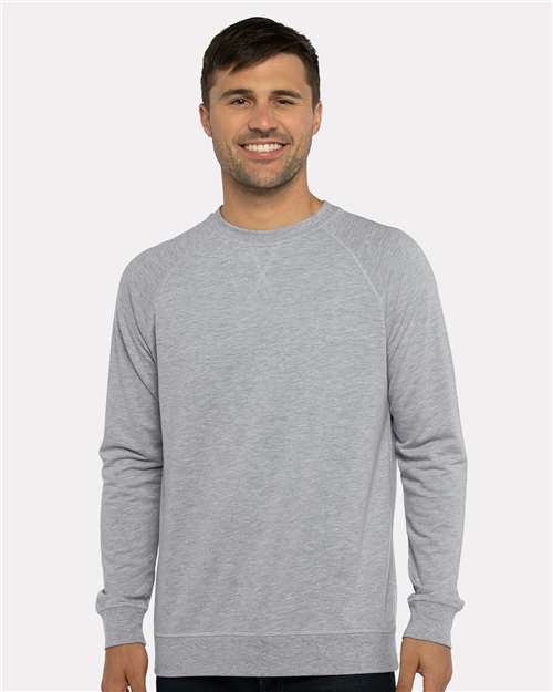 9000 - Unisex Laguna Raglan Crewneck Sweatshirt - Next Level - Image 10