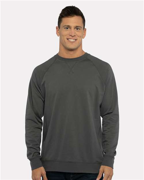 9000 - Unisex Laguna Raglan Crewneck Sweatshirt - Next Level - Image 15