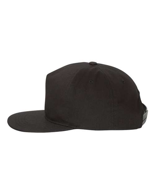 6502 - Lightly-Structured Five-Panel Snapback Cap - YP Classics - Image 3