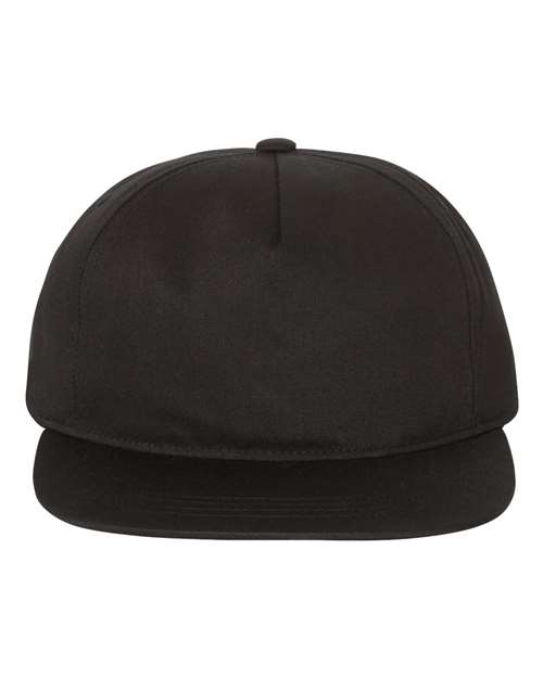 6502 - Lightly-Structured Five-Panel Snapback Cap - YP Classics