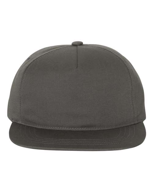 6502 - Lightly-Structured Five-Panel Snapback Cap - YP Classics - Image 4