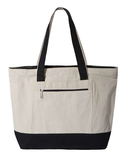 Q1300 - 19L Zippered Tot - Q-Tees