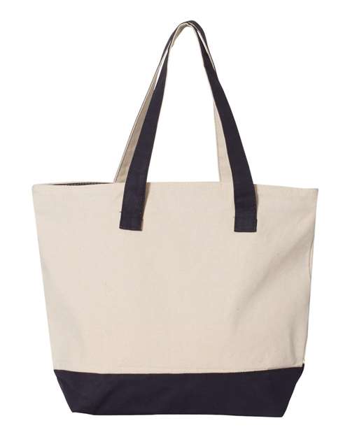 Q1300 - 19L Zippered Tot - Q-Tees - Image 8