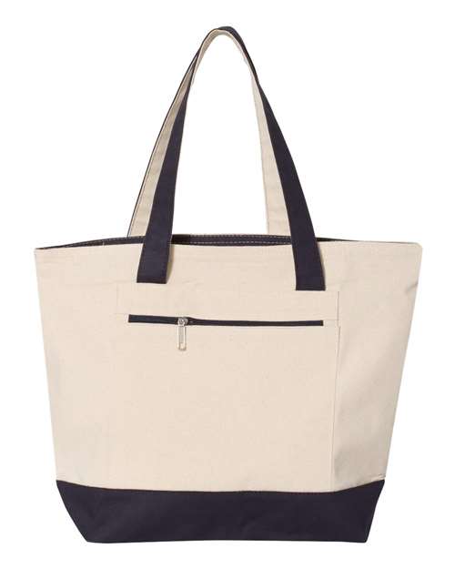 Q1300 - 19L Zippered Tot - Q-Tees - Image 7