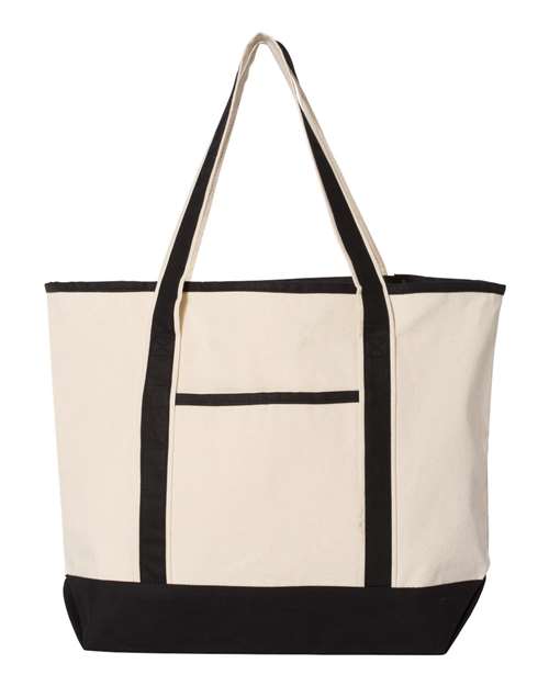 Q1500 - 34.6L Large Canvas Deluxe Tote - Q-Tees
