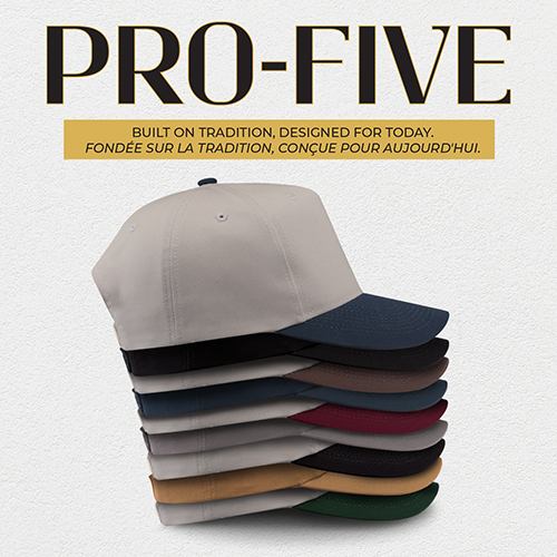 6F080M - Deluxe Chino Twill 5 Panel Constructed Pro-Five - AJM - Image 3